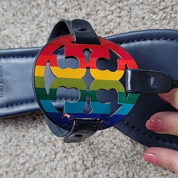 Tory Burch Miller Sandal Sz 9 - Picture 4 of 7